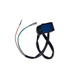 Handlebar switch for motorcycle - lights - blue button